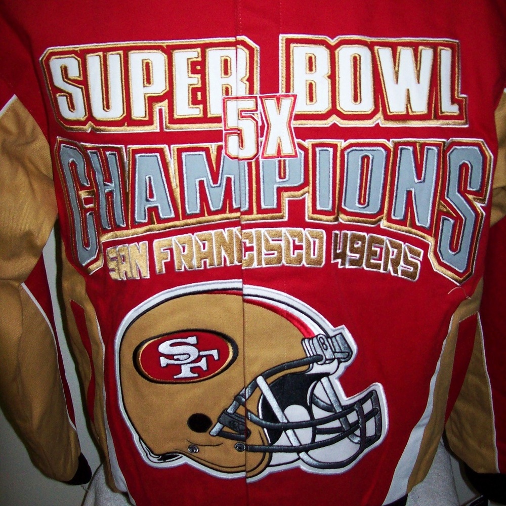 SAN FRANCISCO 49ERS 5X SUPER BOWL CHAMPIONS JACKET_3
